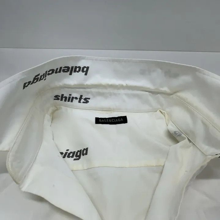 Balenciaga Balenciaga SS23 Logo Print Short Sleeve Shirt Size US M / EU 48-50 / 2 - 7 Thumbnail