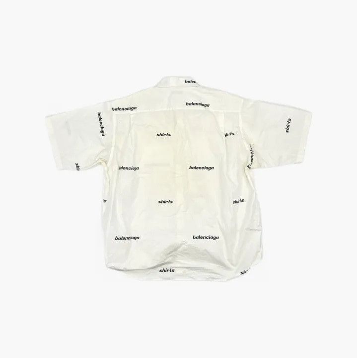 Balenciaga Balenciaga SS23 Logo Print Short Sleeve Shirt Size US M / EU 48-50 / 2 - 3 Thumbnail