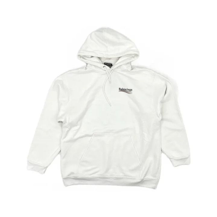 Balenciaga Balenciaga Political Campaign Logo Hooded Sweatshirt Size US M / EU 48-50 / 2 - 2 Thumbnail