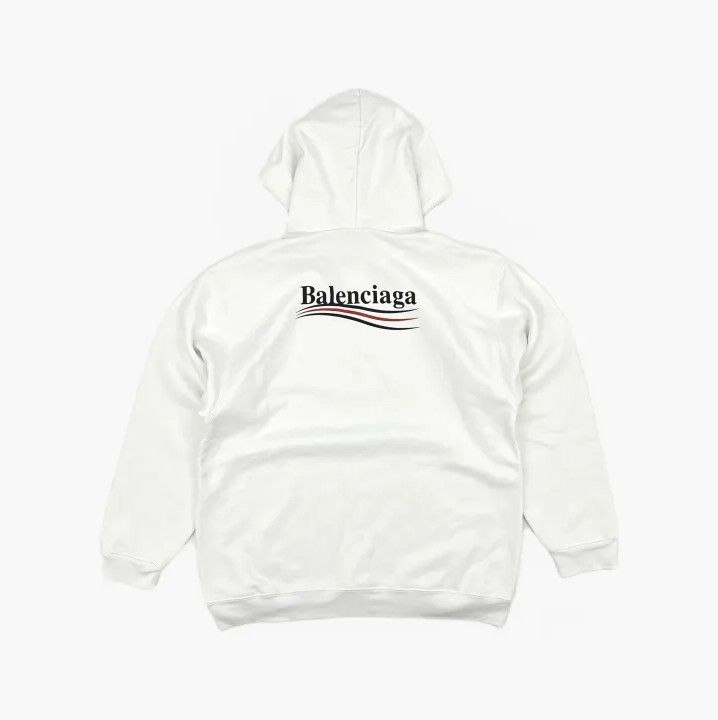 Balenciaga Balenciaga Political Campaign Logo Hooded Sweatshirt Size US M / EU 48-50 / 2 - 3 Thumbnail