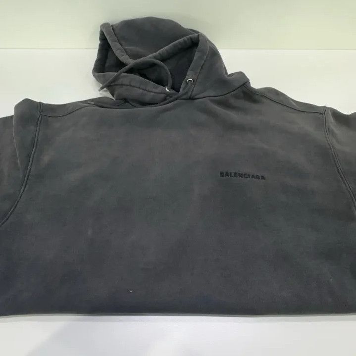 Balenciaga Balenciaga FW21 Logo Embroidered Hoodie for Men Size US XS / EU 42 / 0 - 10 Thumbnail