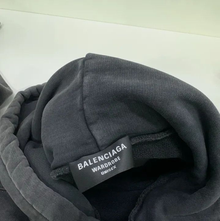Balenciaga Balenciaga FW21 Logo Embroidered Hoodie for Men Size US XS / EU 42 / 0 - 6 Thumbnail