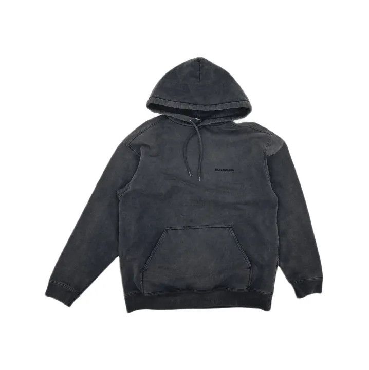 Balenciaga Balenciaga FW21 Logo Embroidered Hoodie for Men Size US XS / EU 42 / 0 - 2 Thumbnail