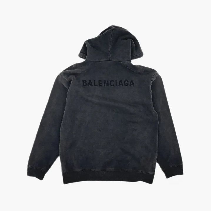 Balenciaga Balenciaga FW21 Logo Embroidered Hoodie for Men Size US XS / EU 42 / 0 - 3 Thumbnail