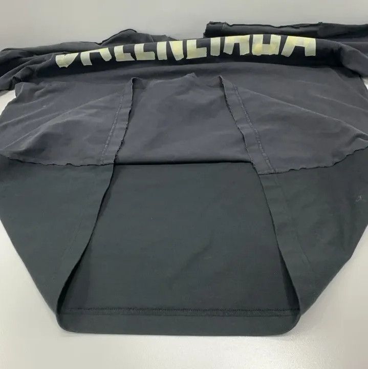 Balenciaga Balenciaga Logo Print Black Short Sleeve T-Shirt Size US M / EU 48-50 / 2 - 10 Thumbnail