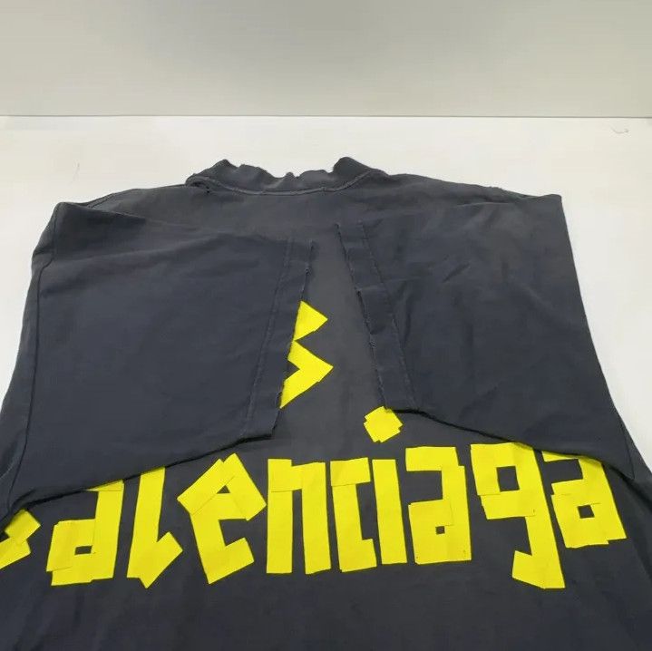 Balenciaga Balenciaga Black Logo Crew Neck Short Sleeve T-Shirt Size US M / EU 48-50 / 2 - 13 Thumbnail