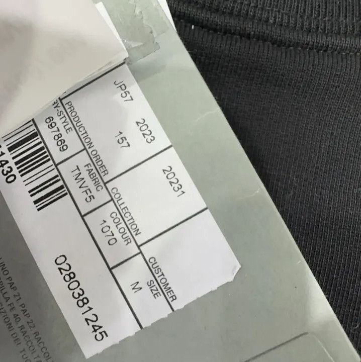 Balenciaga Balenciaga Black Embroidered Long Sleeve Sweatshirt Size US M / EU 48-50 / 2 - 6 Thumbnail
