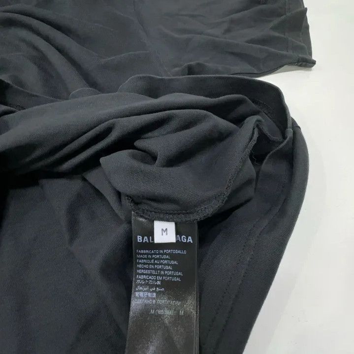 Balenciaga Balenciaga Black Logo Print T-Shirt for Men Size US M / EU 48-50 / 2 - 5 Thumbnail