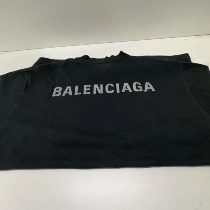 Balenciaga Balenciaga Black Logo Print T-Shirt for Men Size US M / EU 48-50 / 2 - 9 Thumbnail