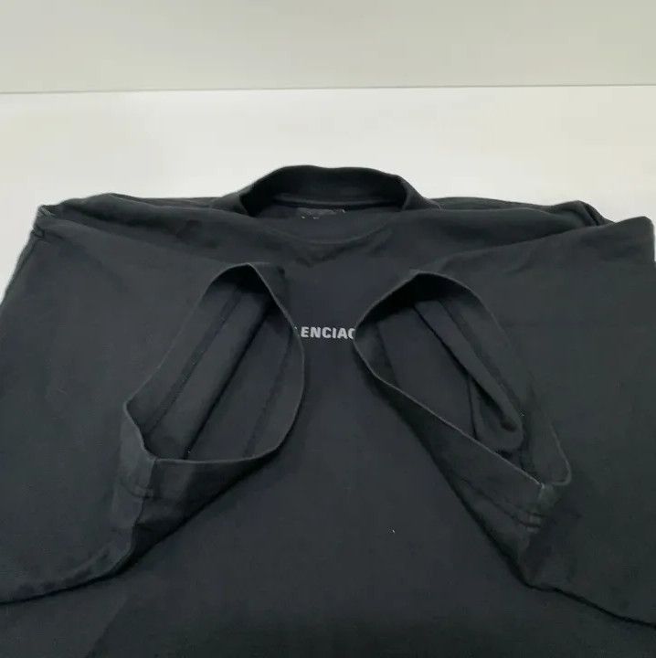Balenciaga Balenciaga Black Logo Print T-Shirt for Men Size US M / EU 48-50 / 2 - 13 Thumbnail