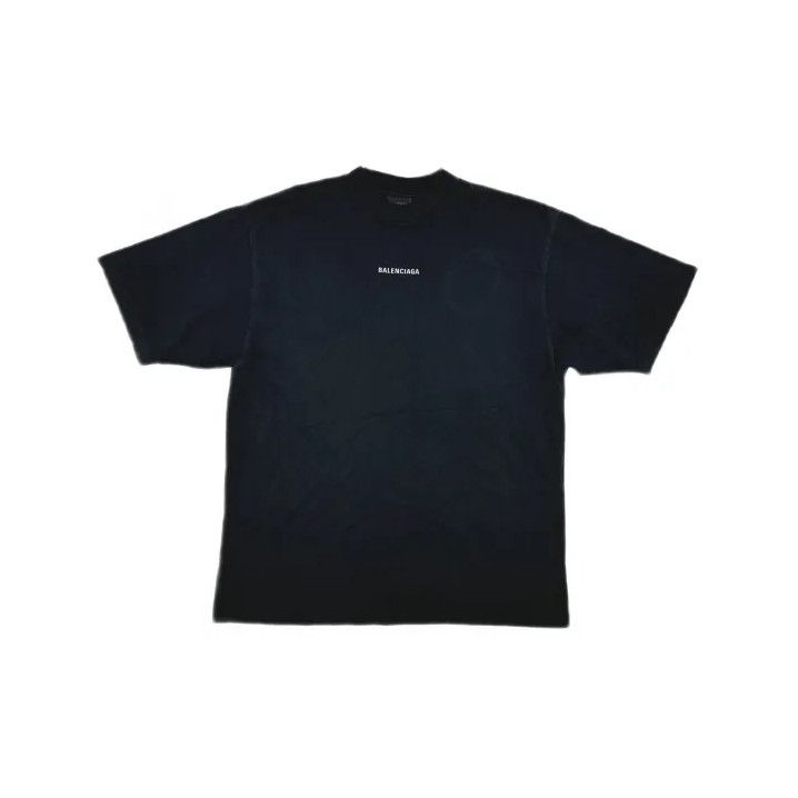 Balenciaga Balenciaga Black Logo Print T-Shirt for Men Size US M / EU 48-50 / 2 - 2 Thumbnail