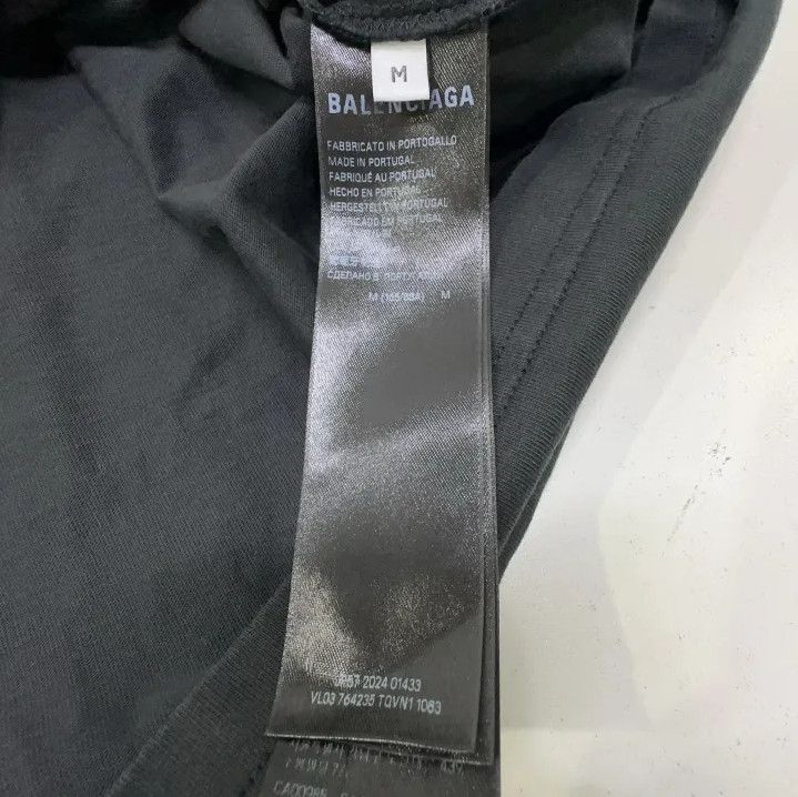Balenciaga Balenciaga Black Logo Print T-Shirt for Men Size US M / EU 48-50 / 2 - 6 Thumbnail