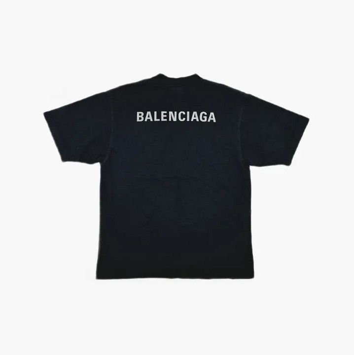 Balenciaga Balenciaga Black Logo Print T-Shirt for Men Size US M / EU 48-50 / 2 - 3 Thumbnail