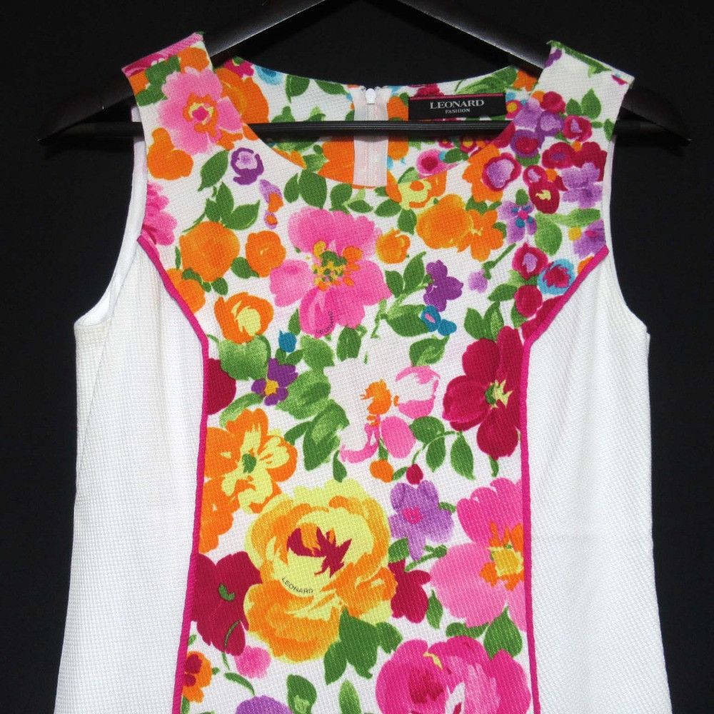 Other Other LEONARD FASHION Flower Print Sleeveless Dress Others Dresses DUTY FREE for USA Size ONE SIZE - 3 Thumbnail