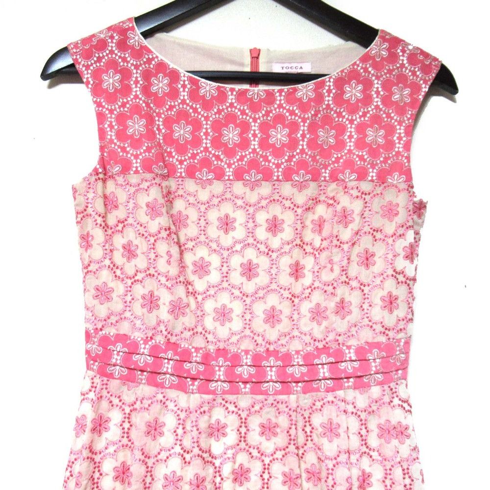 Other Other TOCCA Flower Embroidery Dress Cotton Dresses DUTY FREE for USA Size ONE SIZE - 3 Thumbnail