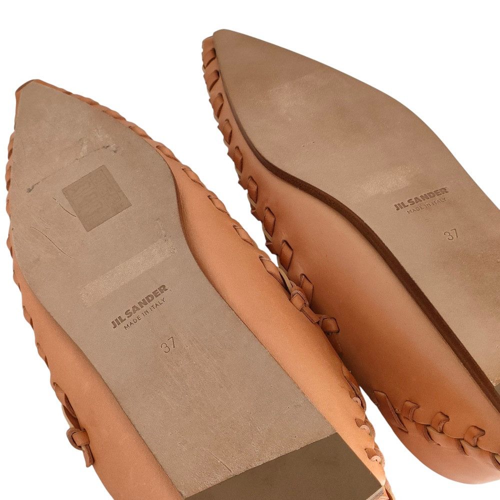 Jil Sander Jil Sander Jil Sander Leather Loafers Leather Shoes DUTY FREE for USA Size ONE SIZE - 11 Thumbnail