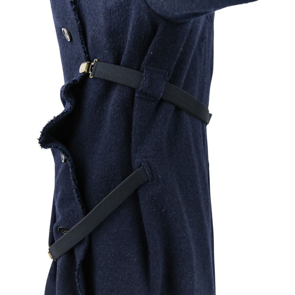 Issey Miyake Issey Miyake ISSEY MIYAKE Tachimigi Suspender Hooded Silk Blend Coat Others Outerwear DUTY FREE for USA Size ONE SIZE - 9 Thumbnail