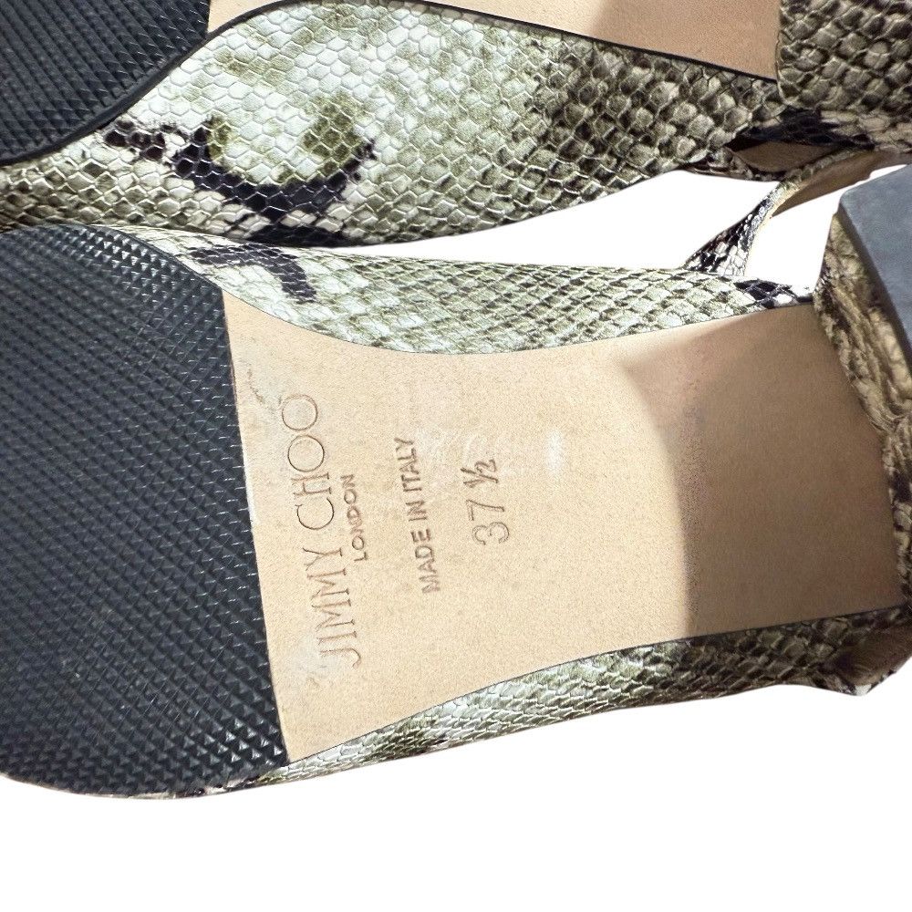 Jimmy Choo Jimmy Choo Jimmy Choo Python Leather Pumps Natural Material Shoes DUTY FREE for USA Size ONE SIZE - 11 Thumbnail