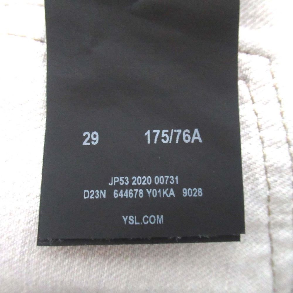 Yves Saint Laurent Yves Saint Laurent Saint Laurent Paris RELAXED STRAIGHT-CUT Denim Pants Denim Jeans 644678 Y01KA DUTY FREE for USA Size ONE SIZE - 5 Thumbnail