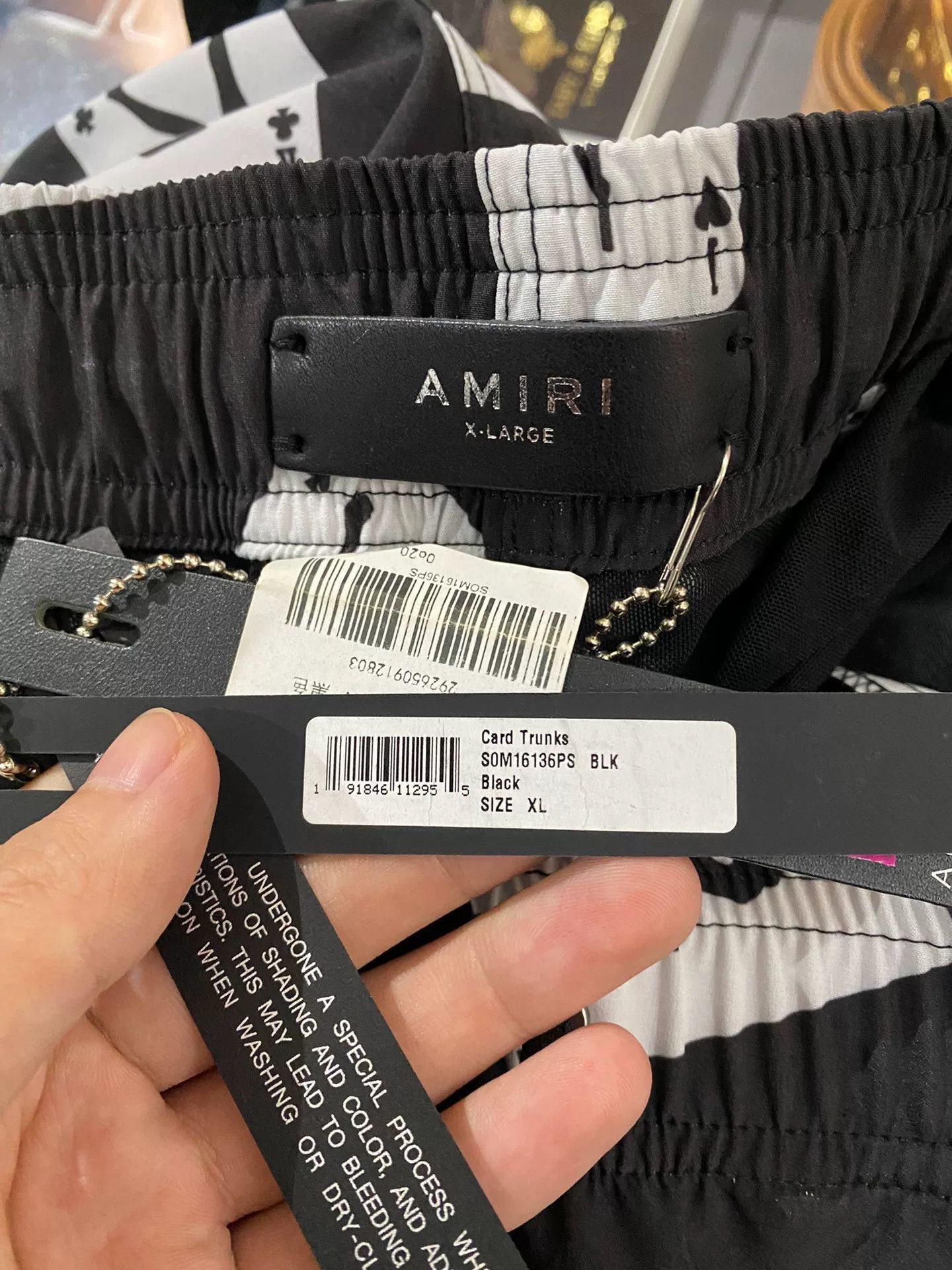 Amiri amiri men's shorts with unique print Size US 28 / EU 44 - 6 Thumbnail