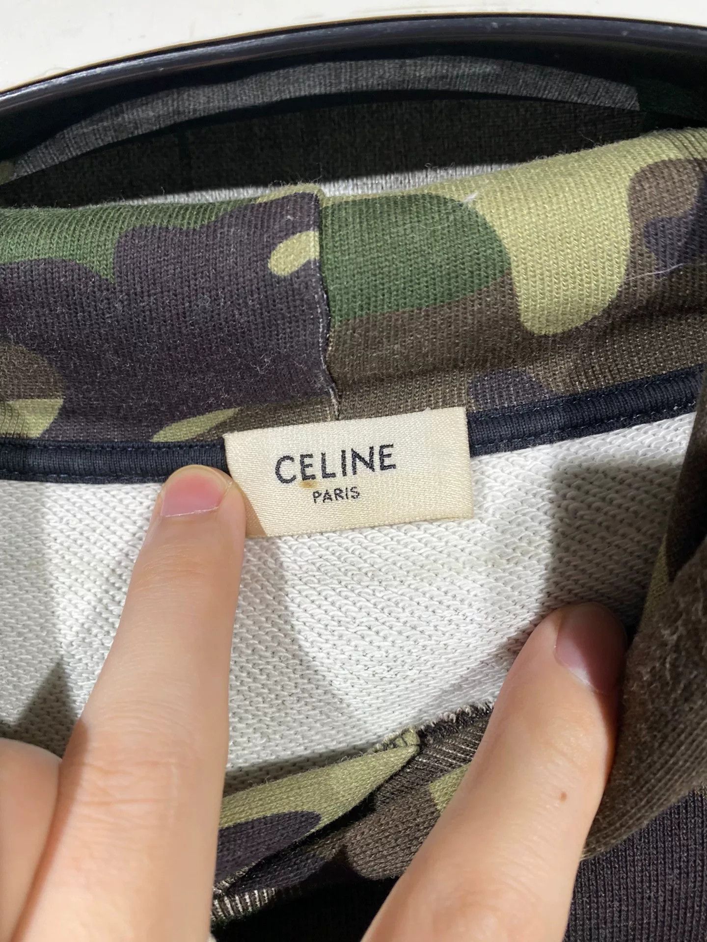Celine celine men's camouflage sweatshirt in good condition Size US M / EU 48-50 / 2 - 5 Thumbnail