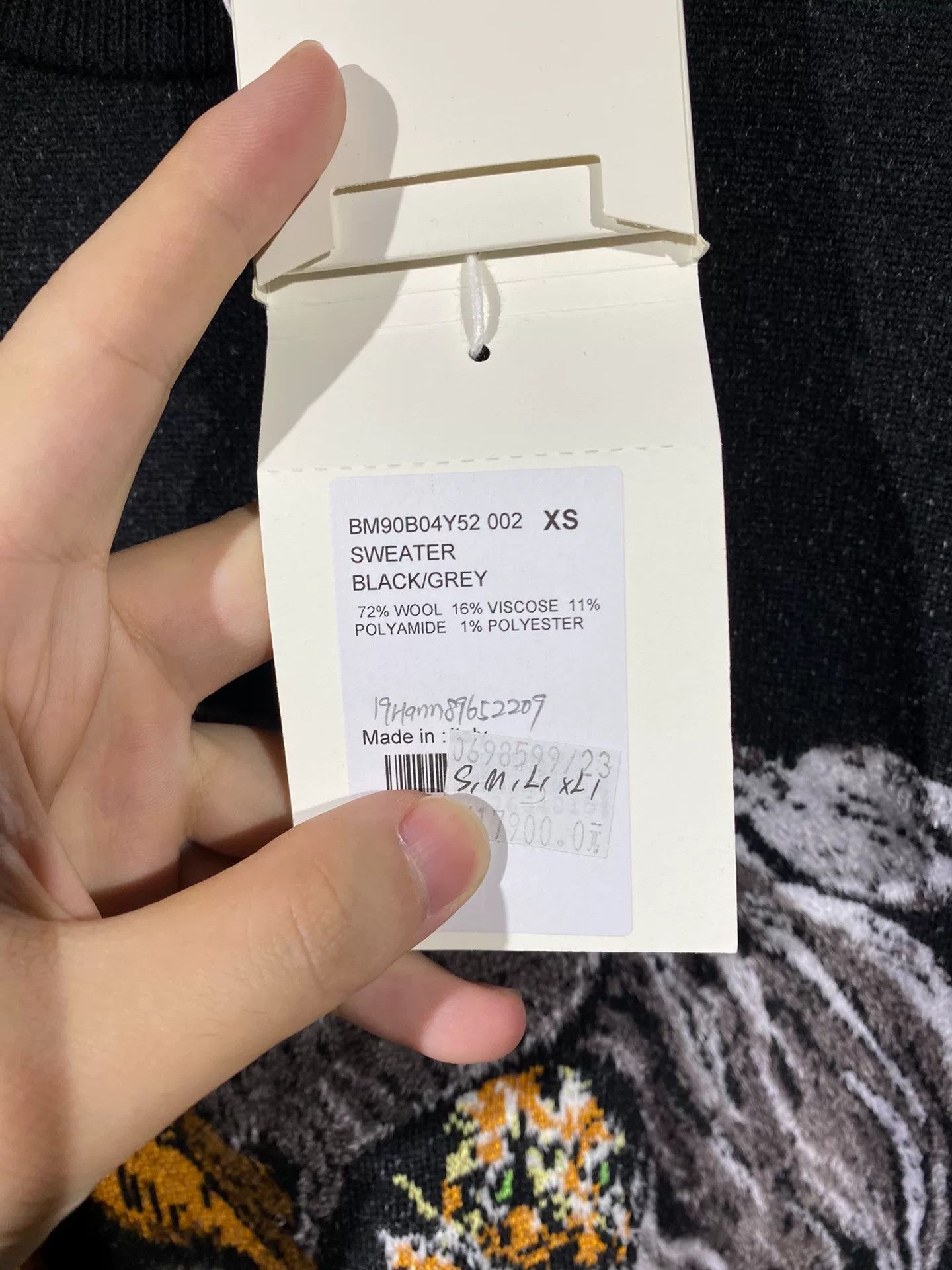 Givenchy givenchy men's knitted sweatshirt with tags Size US XS / EU 42 / 0 - 6 Thumbnail