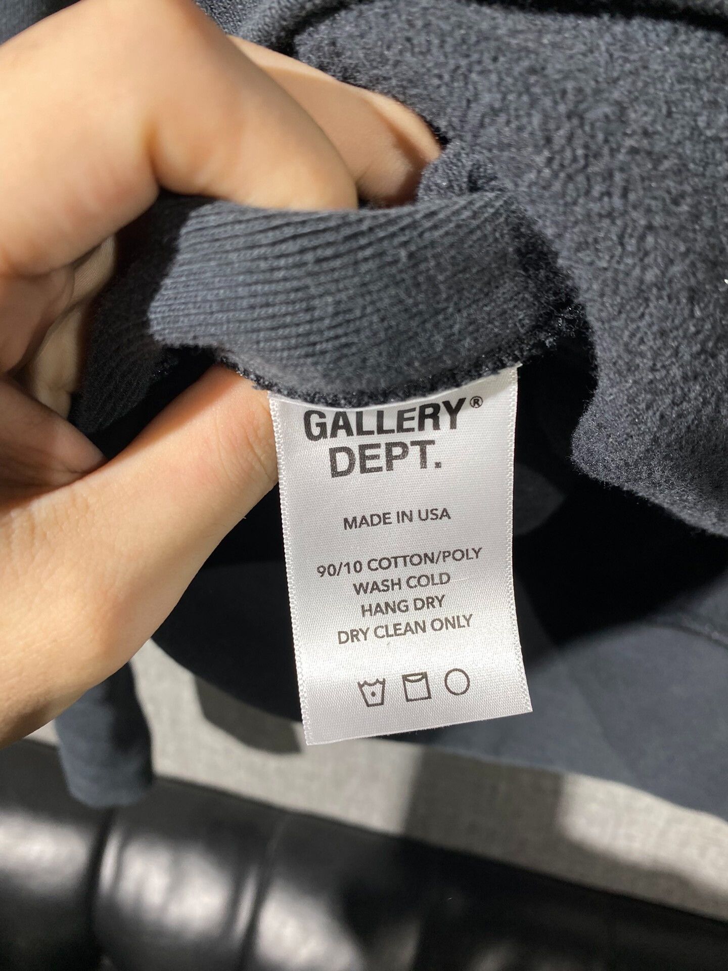 Gallery Dept. gallery dept hoodie in charcoal gray color Size US S / EU 44-46 / 1 - 6 Thumbnail