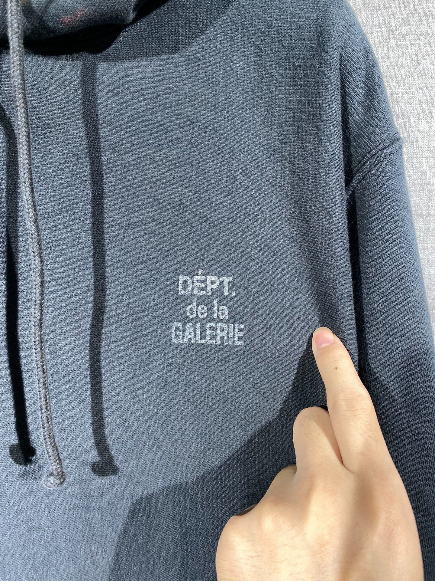 Gallery Dept. gallery dept hoodie in charcoal gray color Size US S / EU 44-46 / 1 - 3 Thumbnail