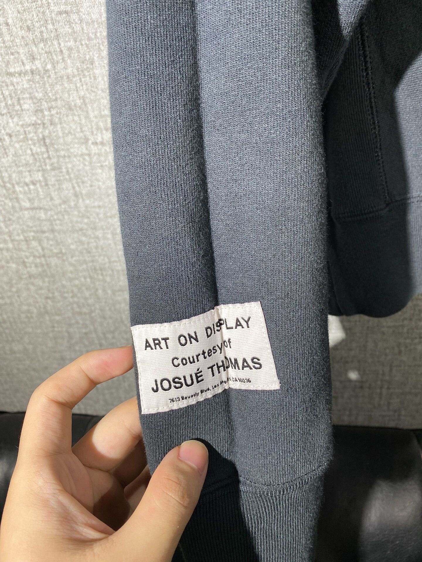 Gallery Dept. gallery dept hoodie in charcoal gray color Size US S / EU 44-46 / 1 - 5 Thumbnail