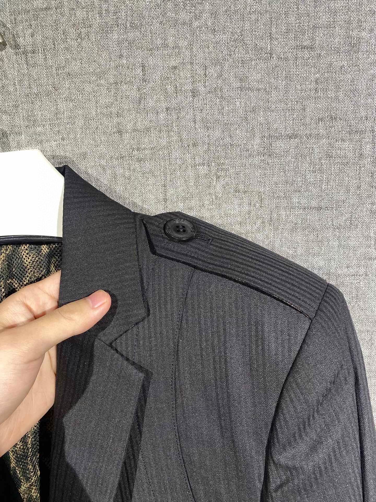 Roen black men's designer blazer with embellishments Size US L / EU 52-54 / 3 - 6 Thumbnail