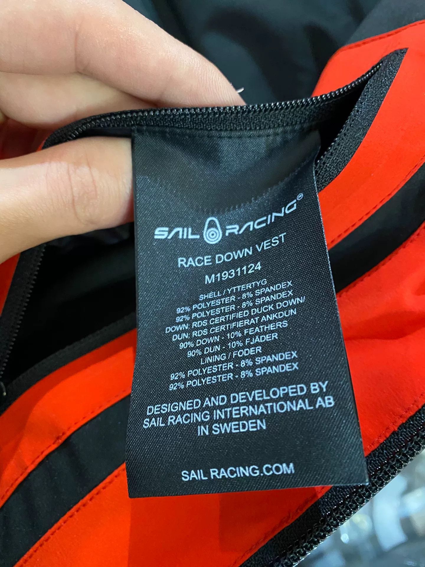 Nautica red lightweight down vest unisex Size US S / EU 44-46 / 1 - 7 Thumbnail