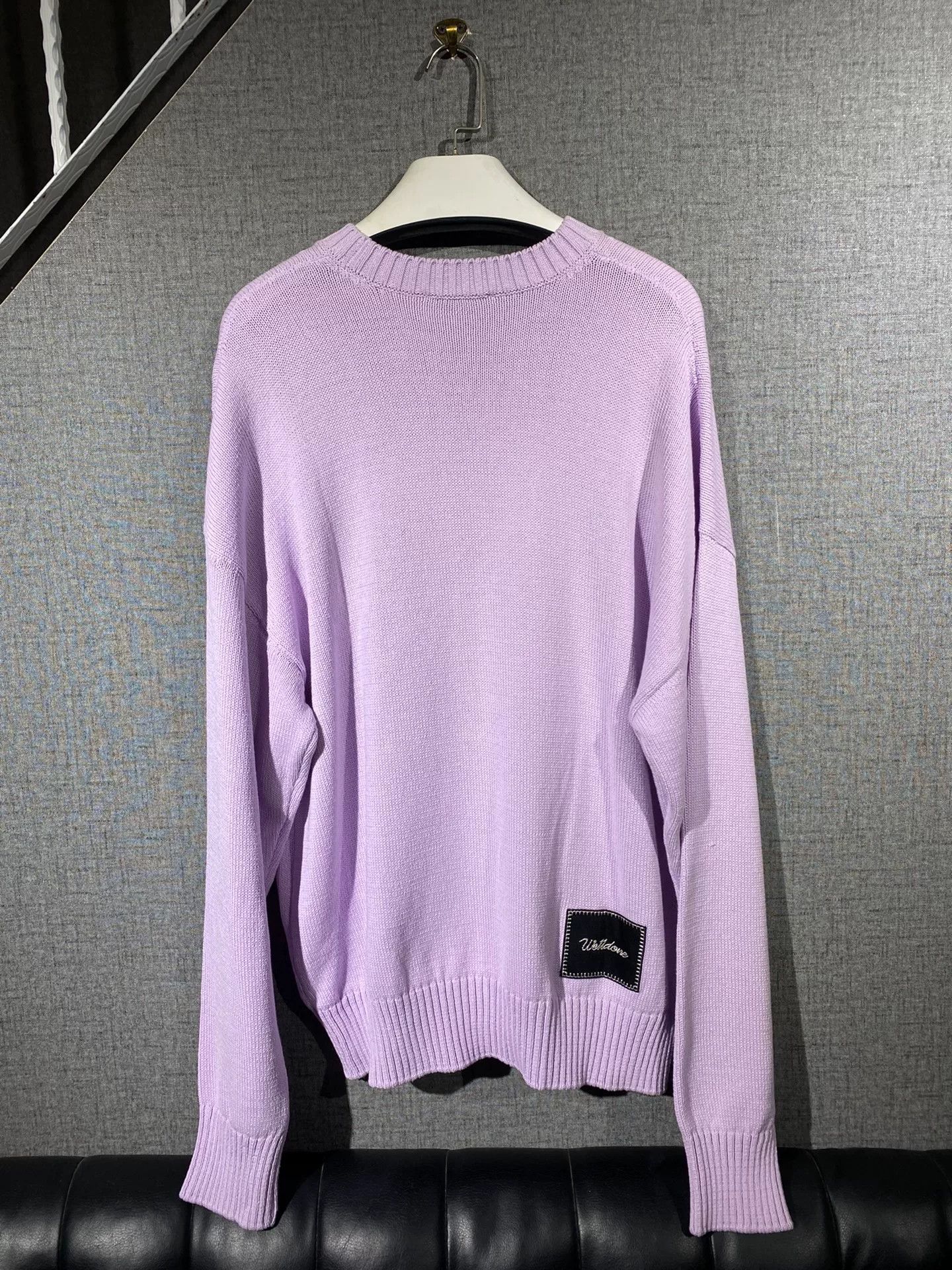 WE11DONE we11done unisex sweater in soft lavender Size US S / EU 44-46 / 1 - 2 Thumbnail