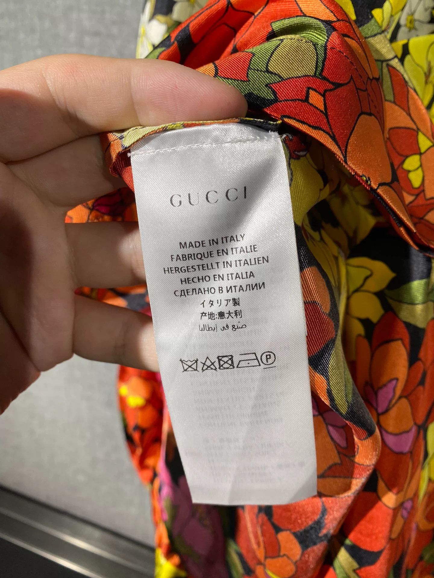 Gucci floral silk blouse jacket by gucci Size L / US 10 / IT 46 - 6 Thumbnail