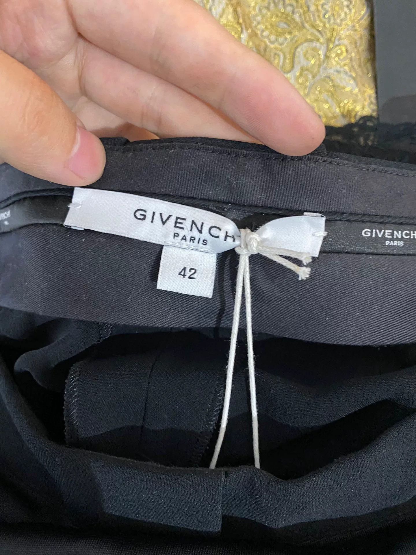 Givenchy Givenchy Women's Relaxed Wide-Leg Pants Size 42" / US 20 - 4 Thumbnail