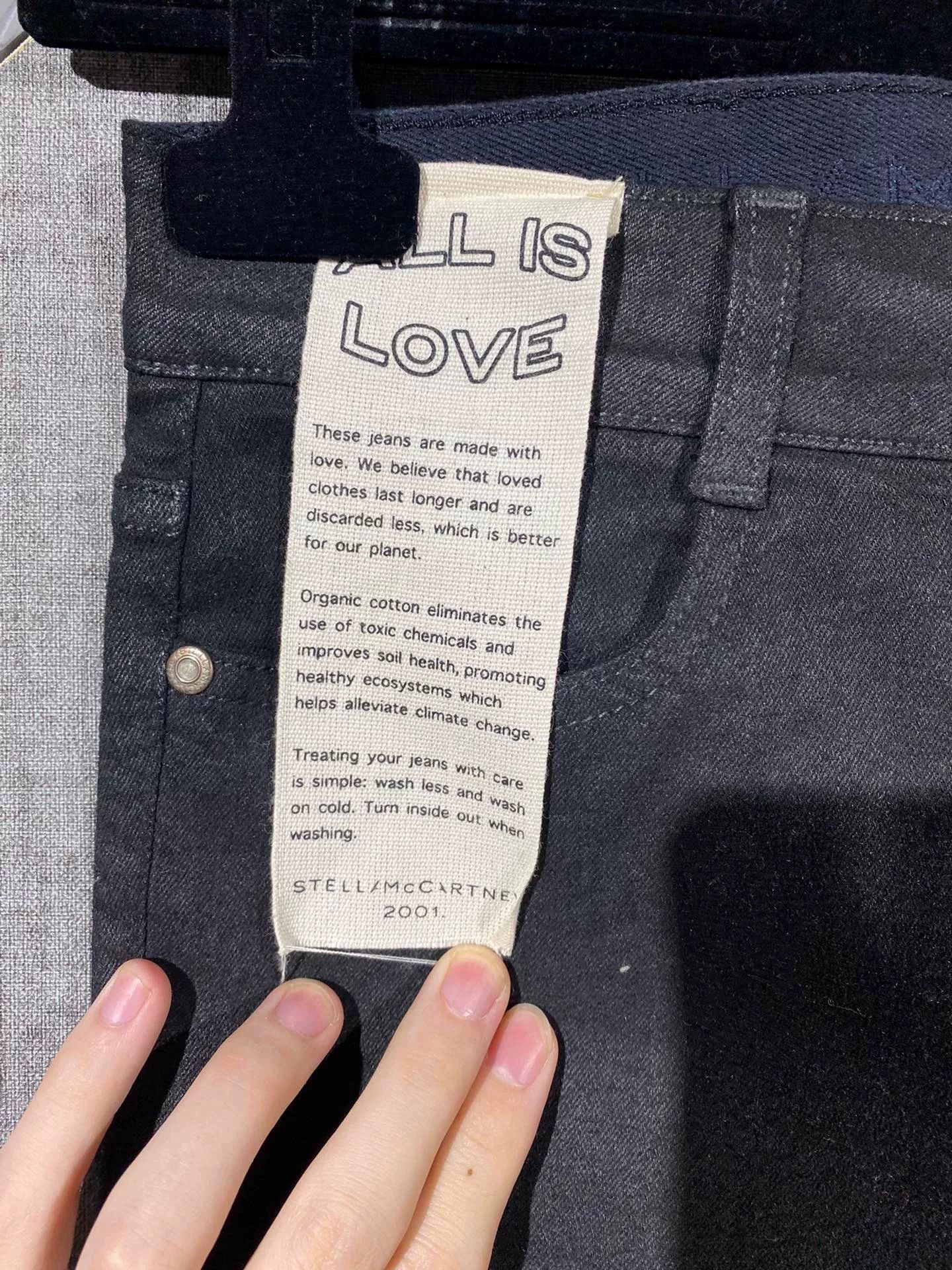 Stella McCartney stella mccartney women's casual denim pants Size 27" / US 4 / IT 40 - 4 Thumbnail