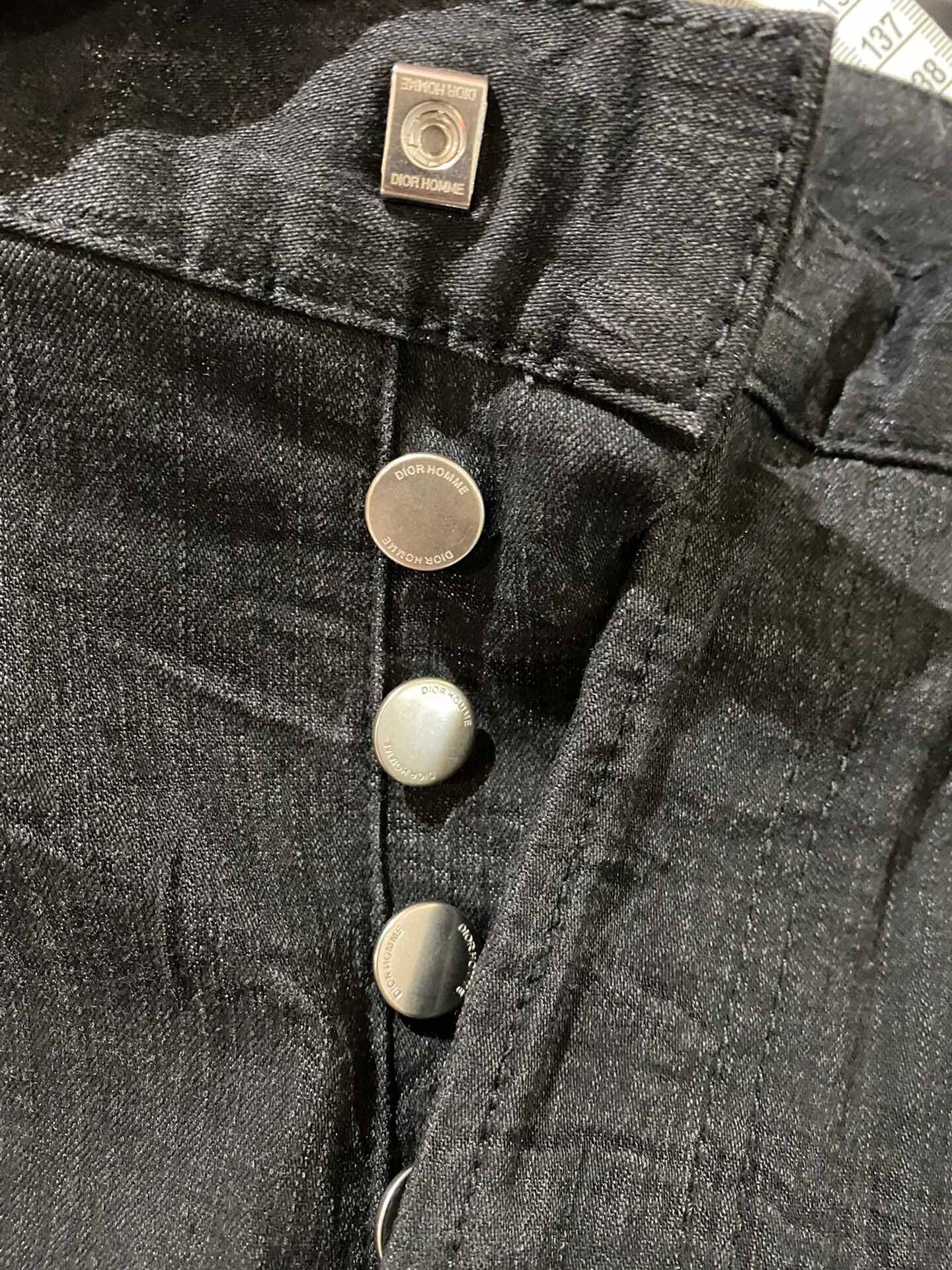 Dior Dior Men's Black Denim Pants Size US 30 / EU 46 - 4 Thumbnail