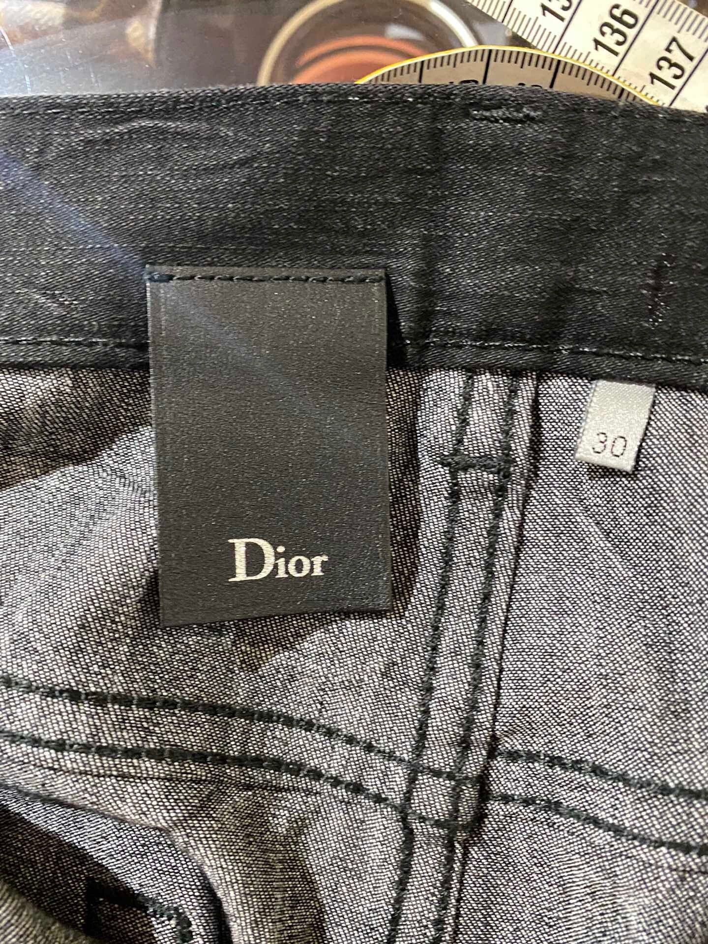 Dior Dior Men's Black Denim Pants Size US 30 / EU 46 - 6 Thumbnail