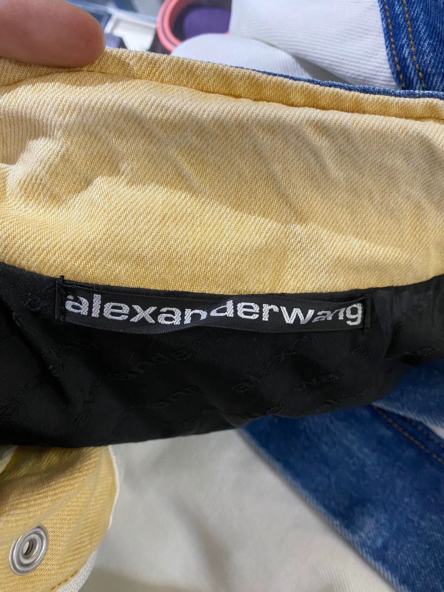 Alexander Wang alexander wang color-block denim jacket Size XS / US 0-2 / IT 36-38 - 6 Thumbnail
