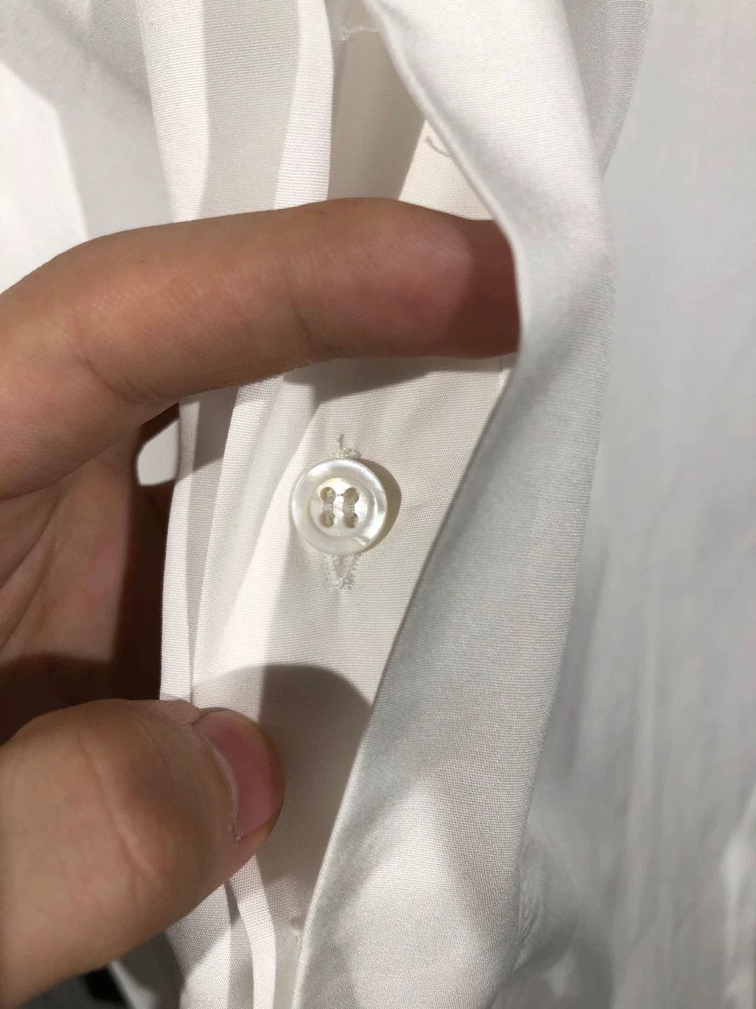 Dior Dior Men's Long Sleeve White Shirt Size US L / EU 52-54 / 3 - 5 Thumbnail