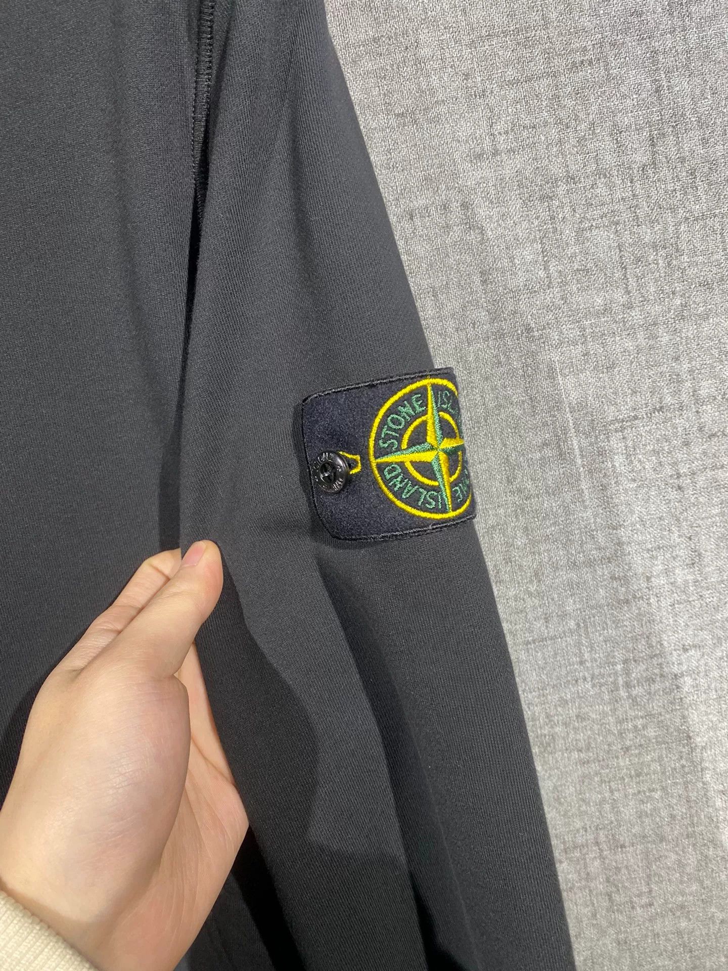 Stone Island stone island black hooded sweatshirt Size US S / EU 44-46 / 1 - 4 Thumbnail