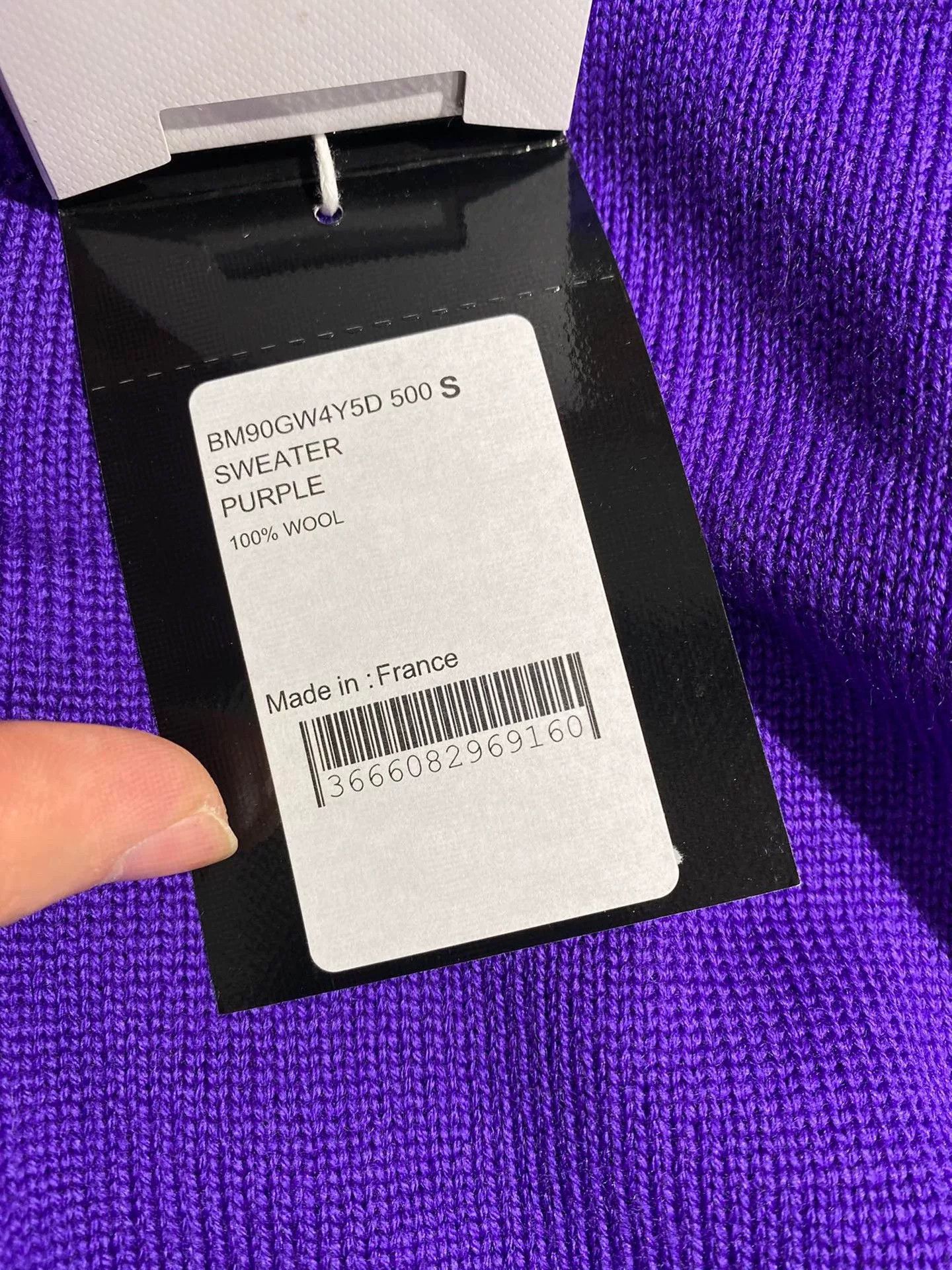 Givenchy givenchy purple knit sweater with tags Size US S / EU 44-46 / 1 - 4 Thumbnail