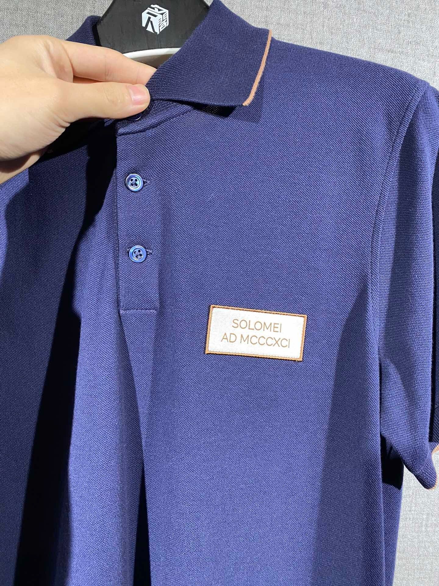 Brunello Cucinelli brunello cucinelli short sleeve polo shirt Size US XS / EU 42 / 0 - 3 Thumbnail