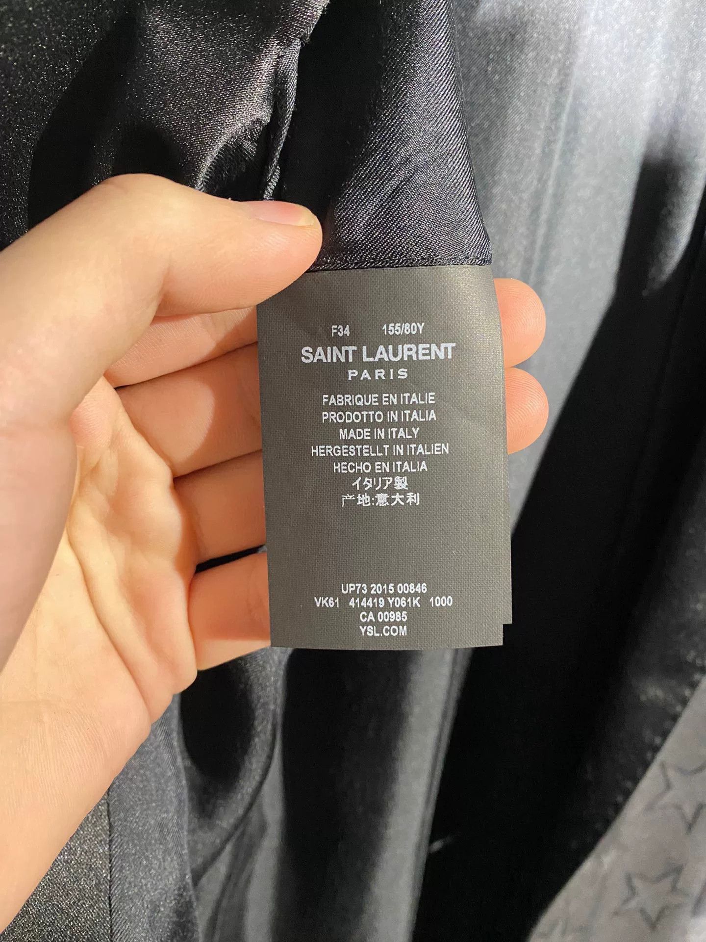 Saint Laurent Paris saint laurent women's blazer in brand new condition Size S / US 4 / IT 40 - 5 Thumbnail