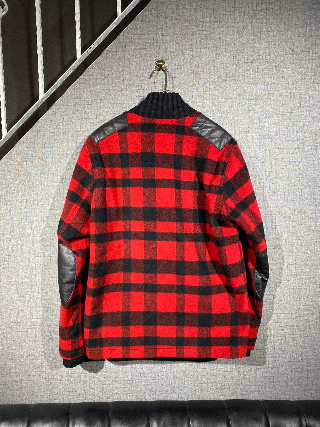 Alexander McQueen red checkered wool coat by mcqueen Size US L / EU 52-54 / 3 - 2 Thumbnail