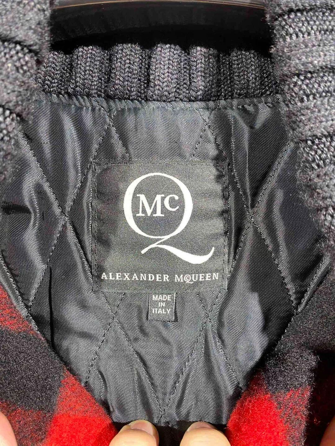 Alexander McQueen red checkered wool coat by mcqueen Size US L / EU 52-54 / 3 - 4 Thumbnail