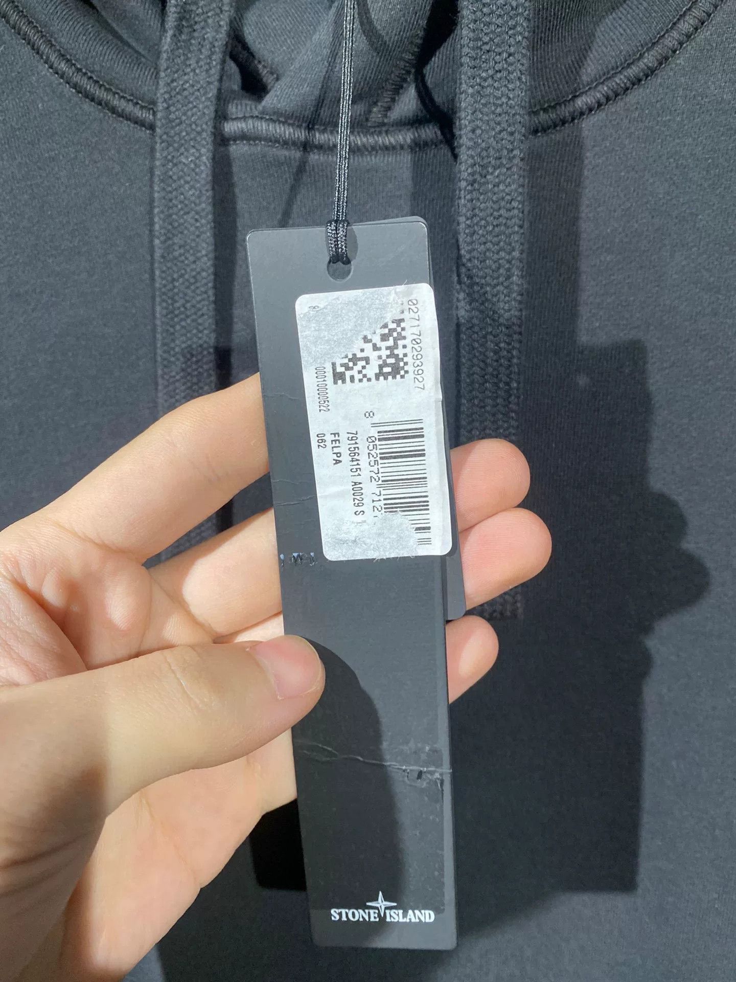 Stone Island stone island black hoodie with tags Size US S / EU 44-46 / 1 - 5 Thumbnail