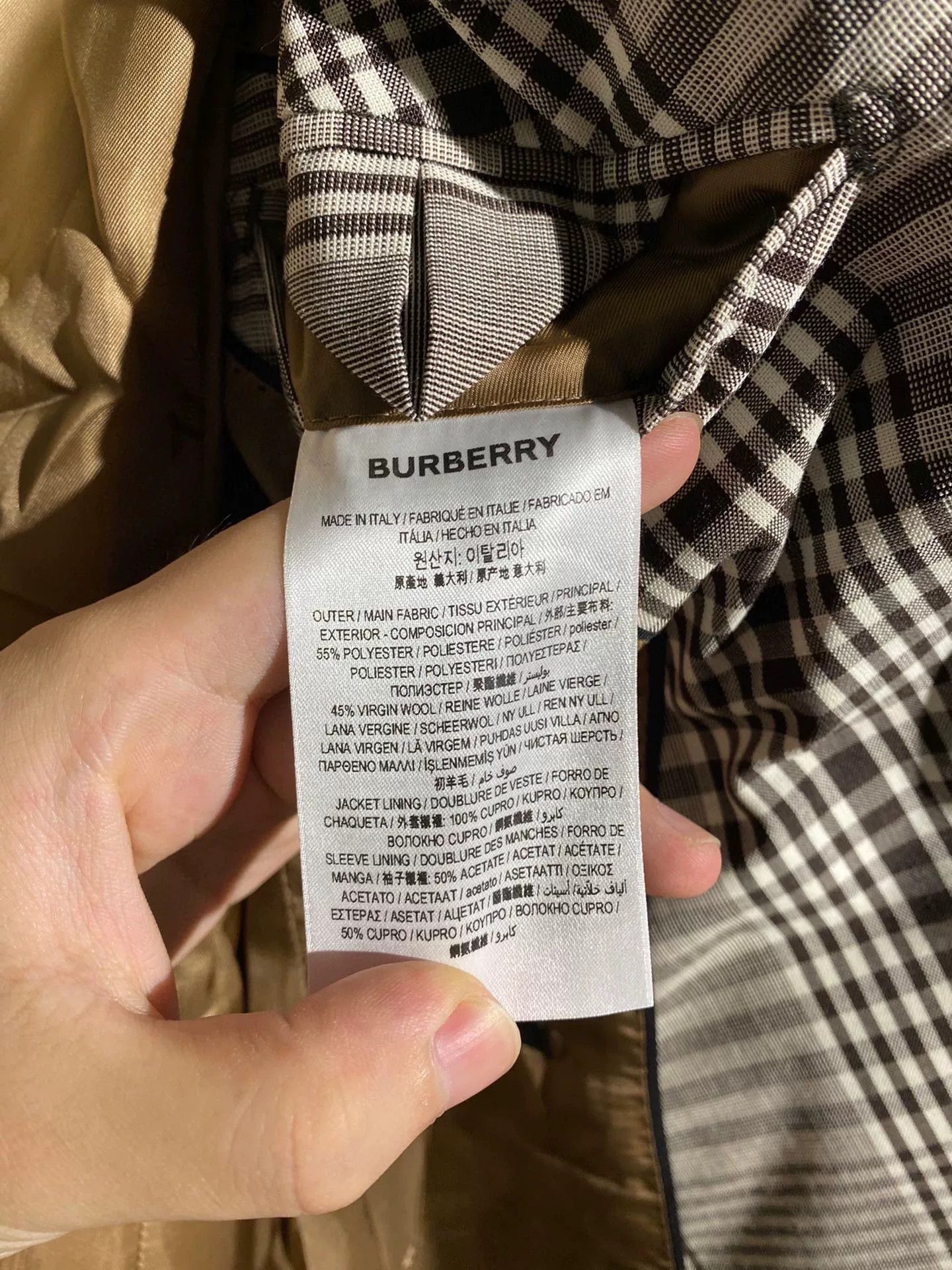 Burberry burberry women's plaid blazer jacket with tags Size M / US 6-8 / IT 42-44 - 7 Thumbnail
