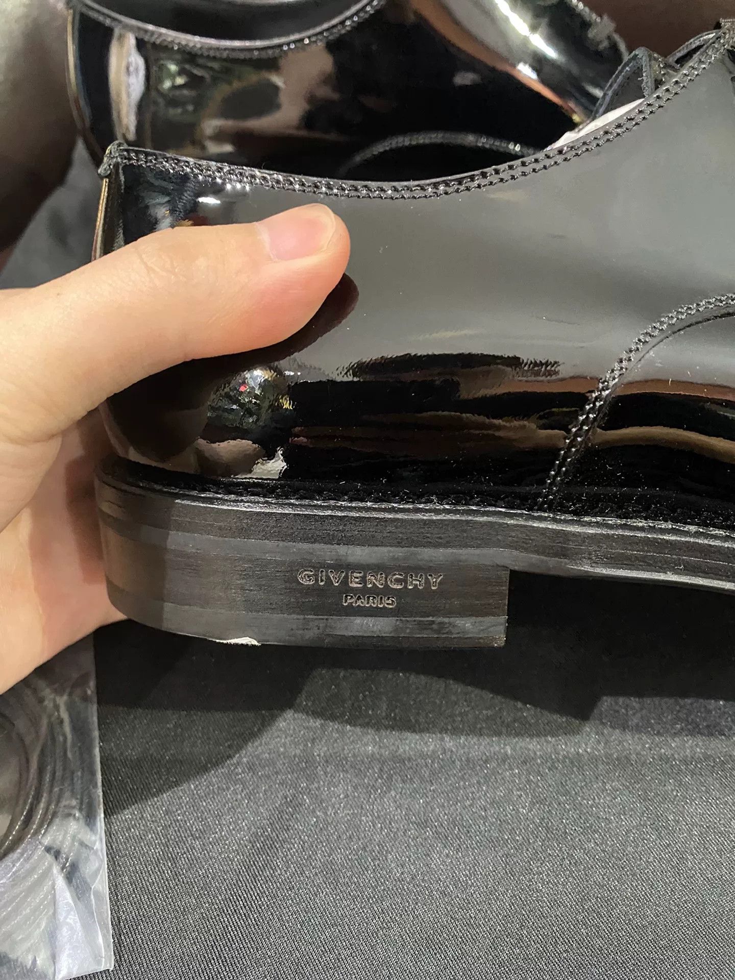 Givenchy Givenchy Men's Leather Shoes Size 41.5 Size US 9.5 / EU 42-43 - 4 Thumbnail