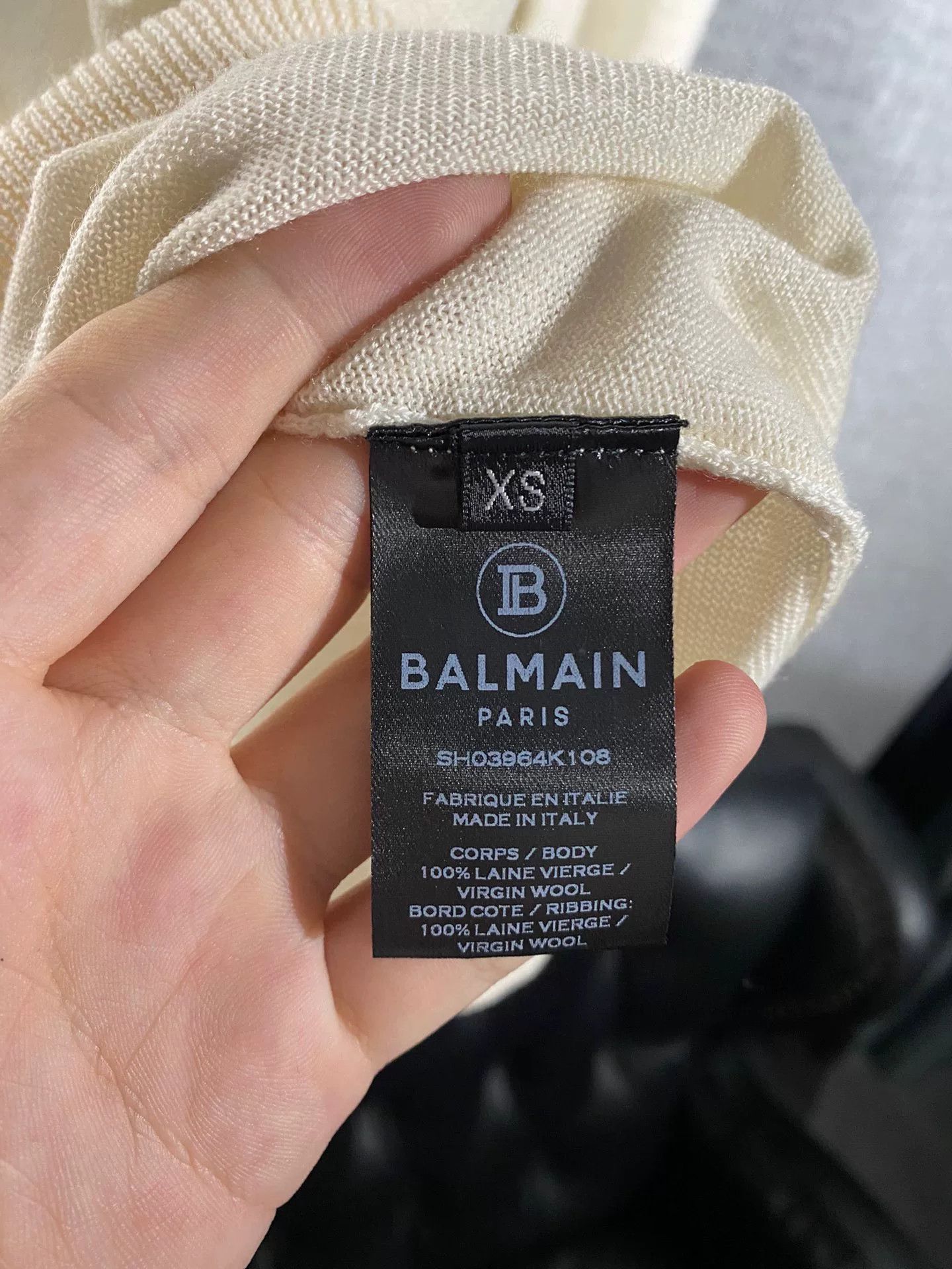 Balmain balmain lightweight knit sweater with tag Size US XS / EU 42 / 0 - 6 Thumbnail