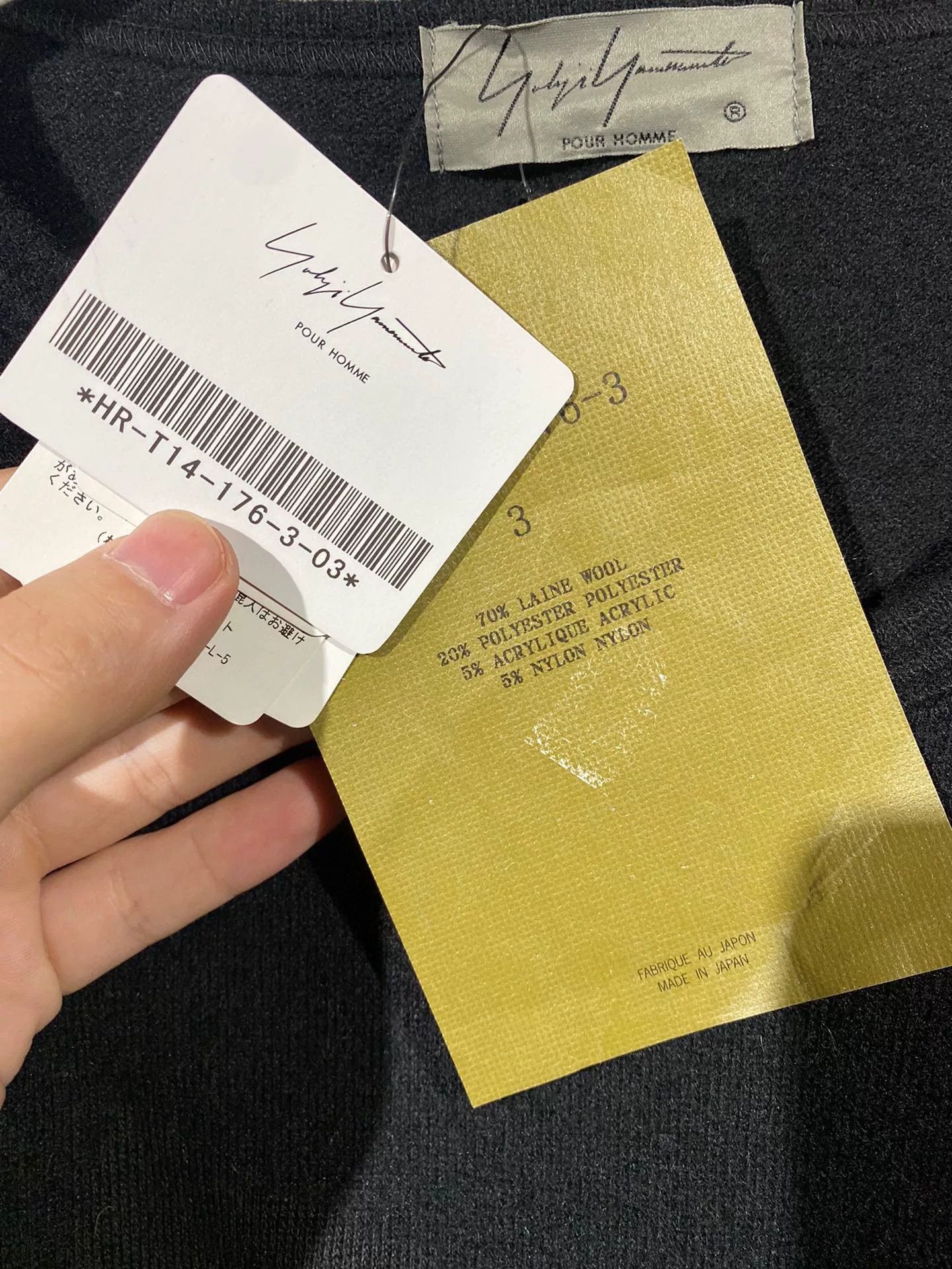 Yohji Yamamoto Yohji Yamamoto Men's Long Sleeve T-Shirt Size US L / EU 52-54 / 3 - 5 Thumbnail